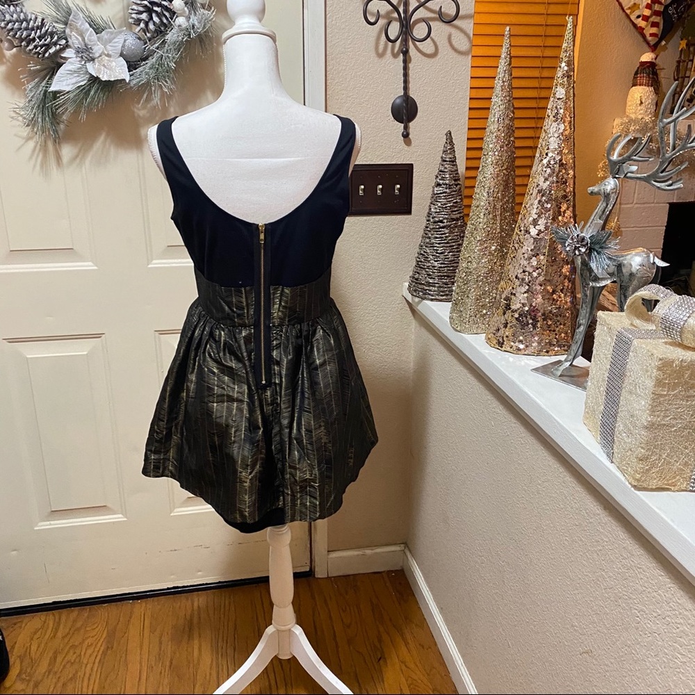 Dolce Vita Mini Cocktail Dress Tank Style Metallic - Picture 5 of 16